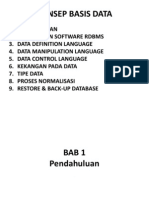 Bab 1 Pendahuluan Konsep Basis Data