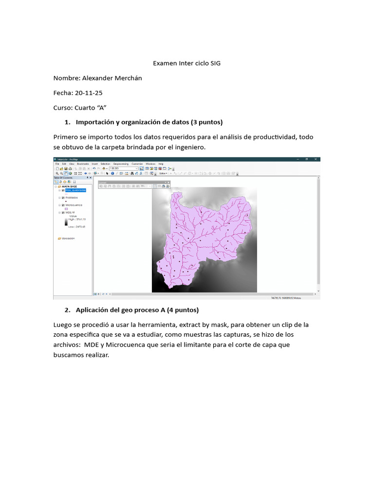Análisis de Productividad en Microcuenca | PDF