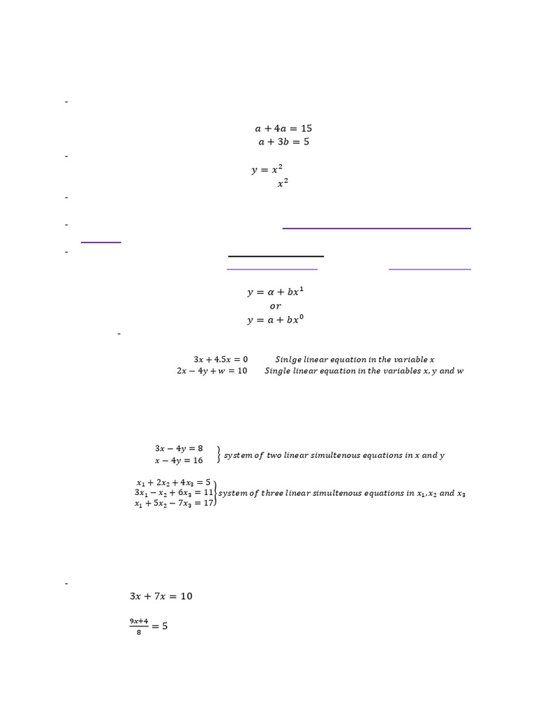 Understanding Equations in Economics | PDF