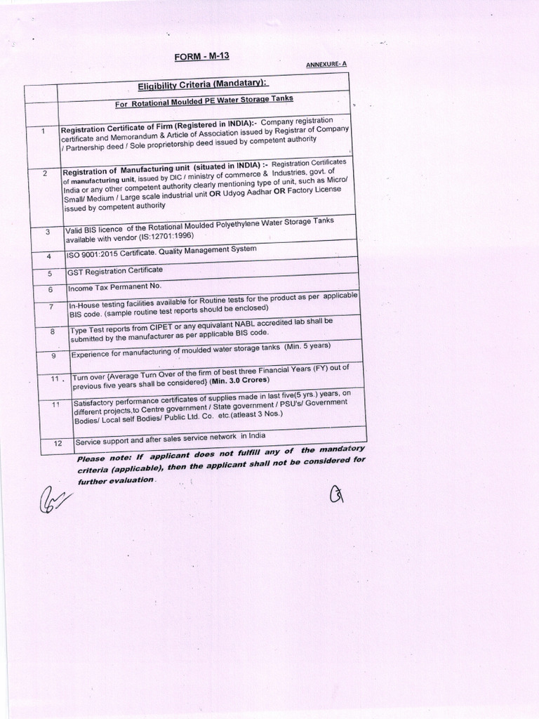 Form M-13 | PDF