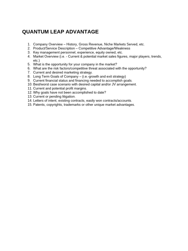 QLA Framework | PDF
