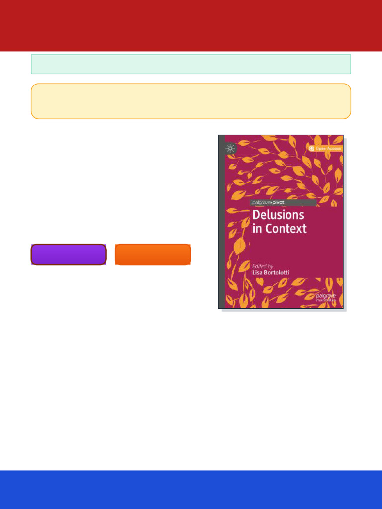 66964 | PDF | Delusion | Psychosis