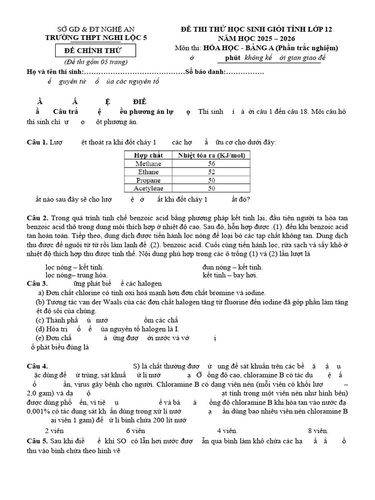 ĐỀ THI TN & TL | PDF