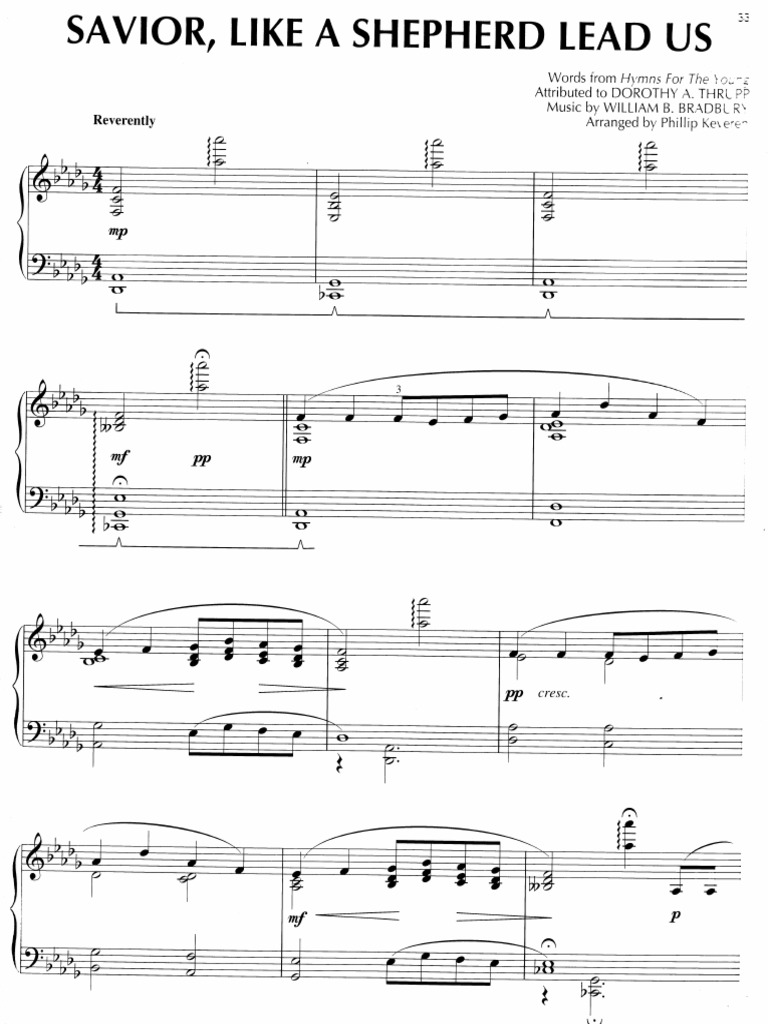 Savior Hymn by Dorothy A. Thrlpp | PDF