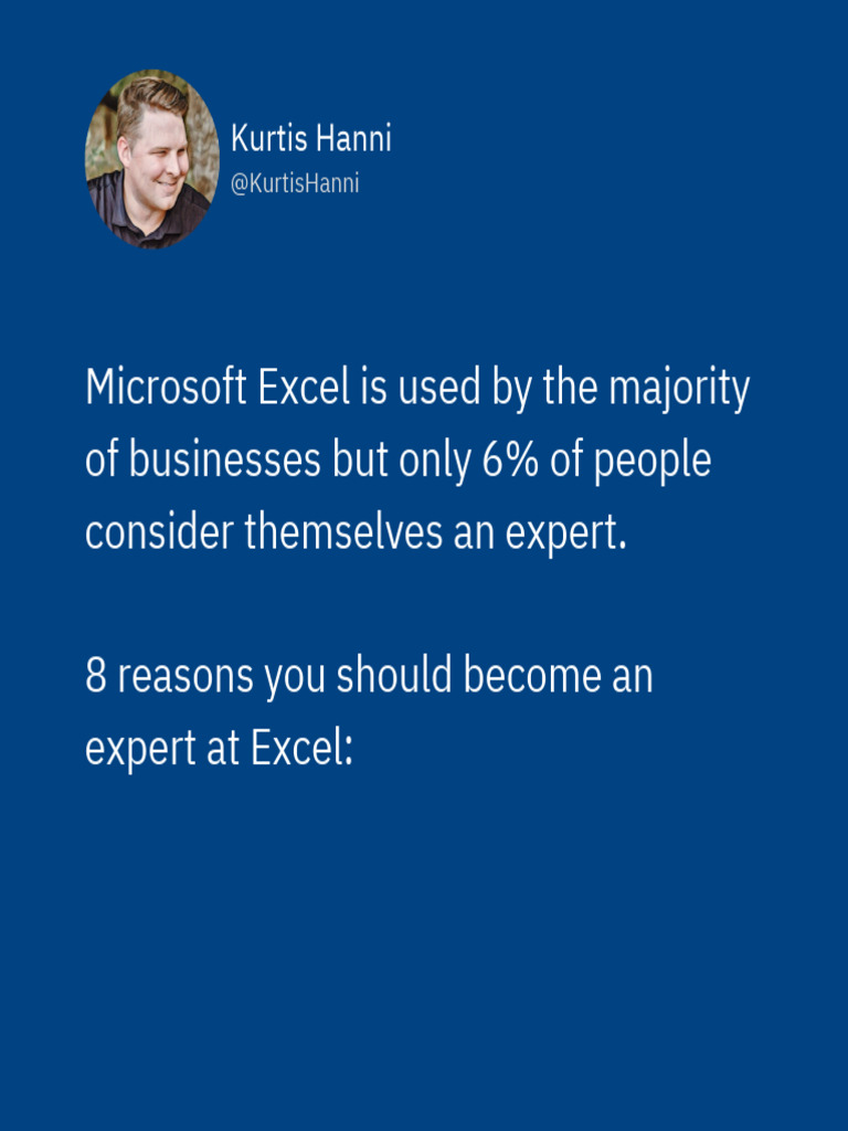 8 Benefits of Mastering Excel Skills | PDF | Microsoft Excel | Data