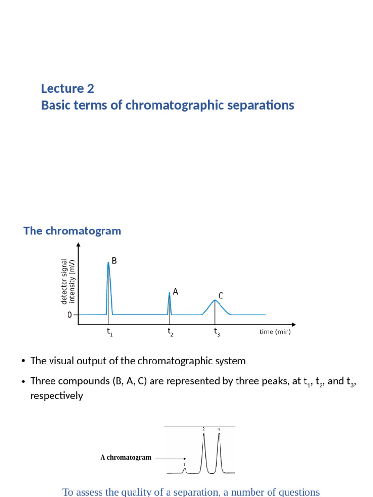 Lecture2 W Answers | PDF | Chromatography | High Performance Liquid ...
