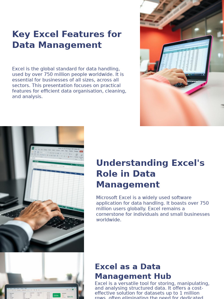Essential Excel Features for Data Management | PDF | Microsoft Excel | Data