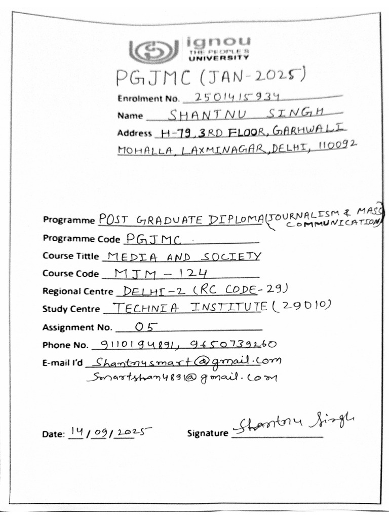 Assignment No - 05 | PDF