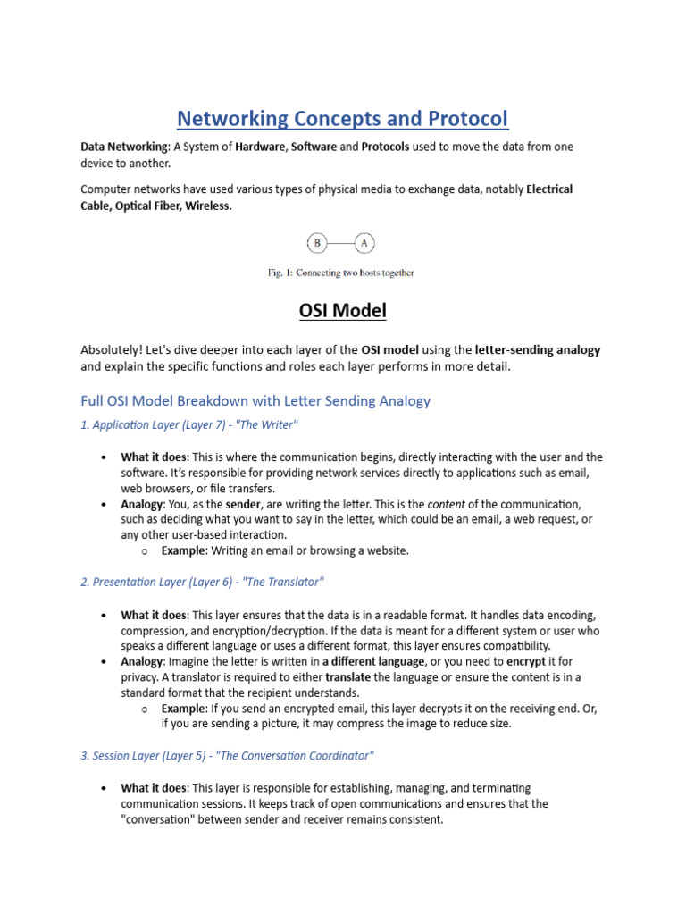 Understanding the OSI Model Layers | PDF | Transmission Control ...