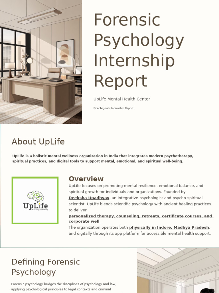Forensic Psychology Internship Insights | PDF | Psychology | Forensic ...