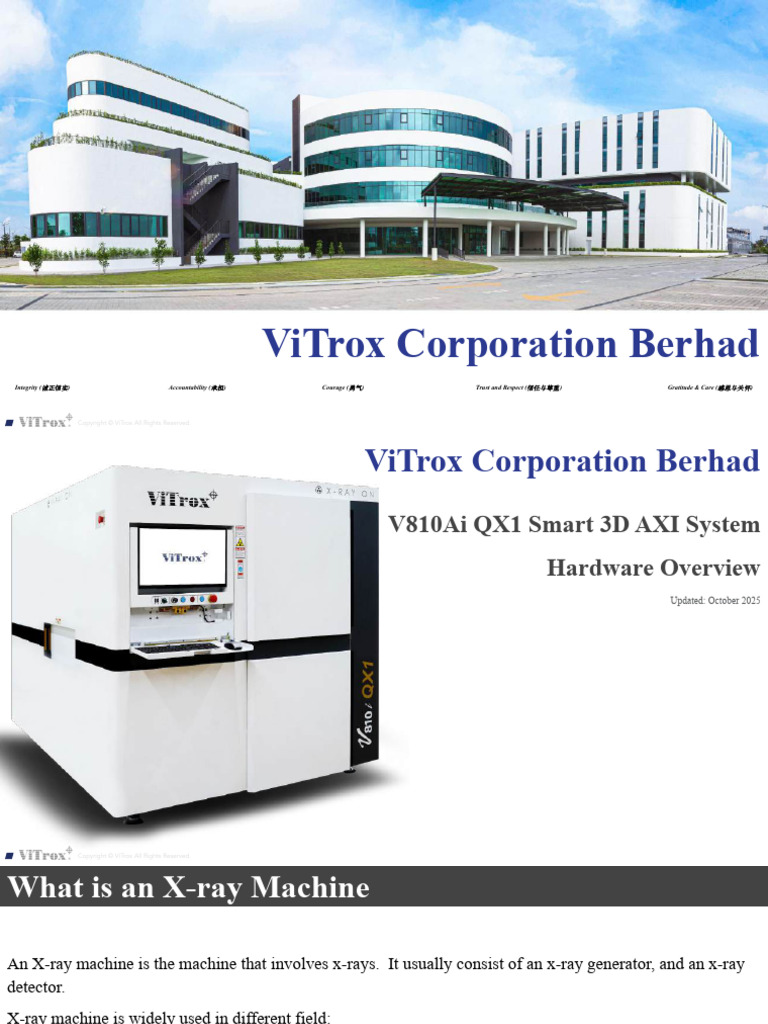 3D Automated X-Ray Inspection Overview | PDF | Tomography | Computer ...