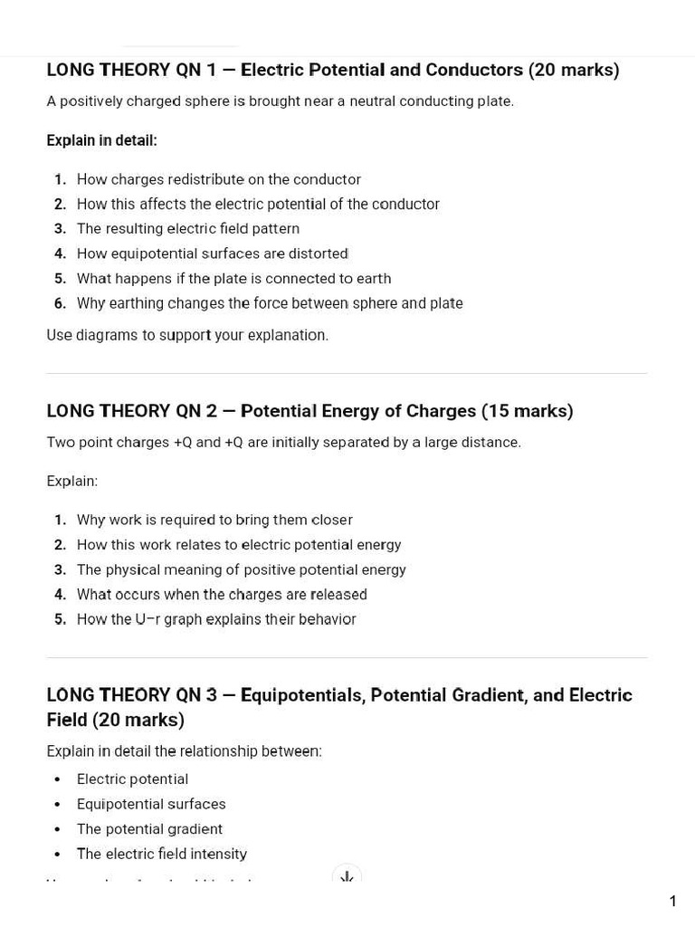 Electrostatic | PDF