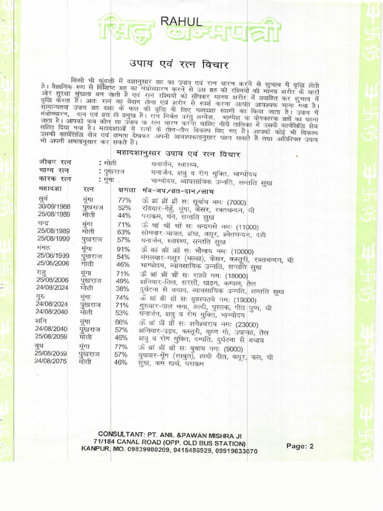 Rahul | PDF