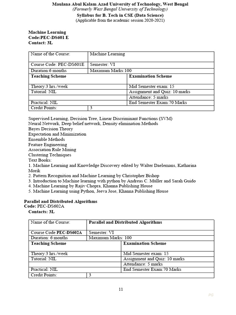 6 Sem DS Machine Learning-11 | PDF