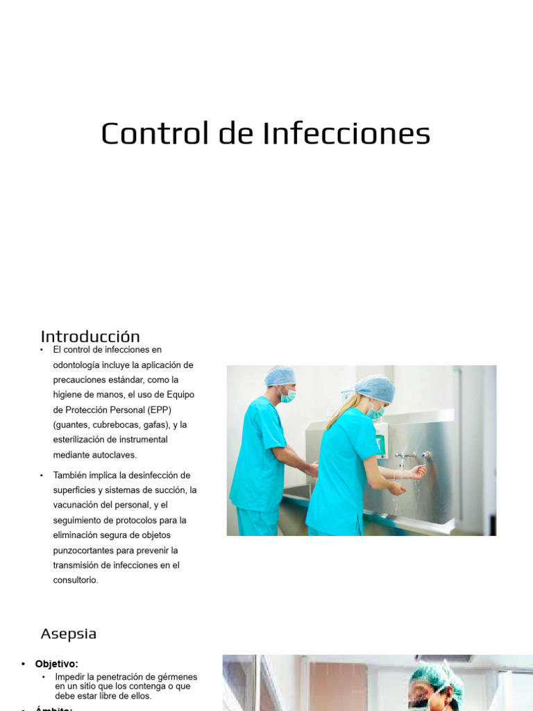 Control de Infecciones en Odontología | PDF | Lavado de manos ...