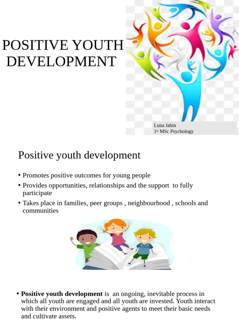 Positive Youth Development Strategies | PDF | Human Life Stages ...