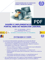 Presentacion Portal Web Inserción Laboral Centroamerica (Antigua Guatemala) Jul 2007