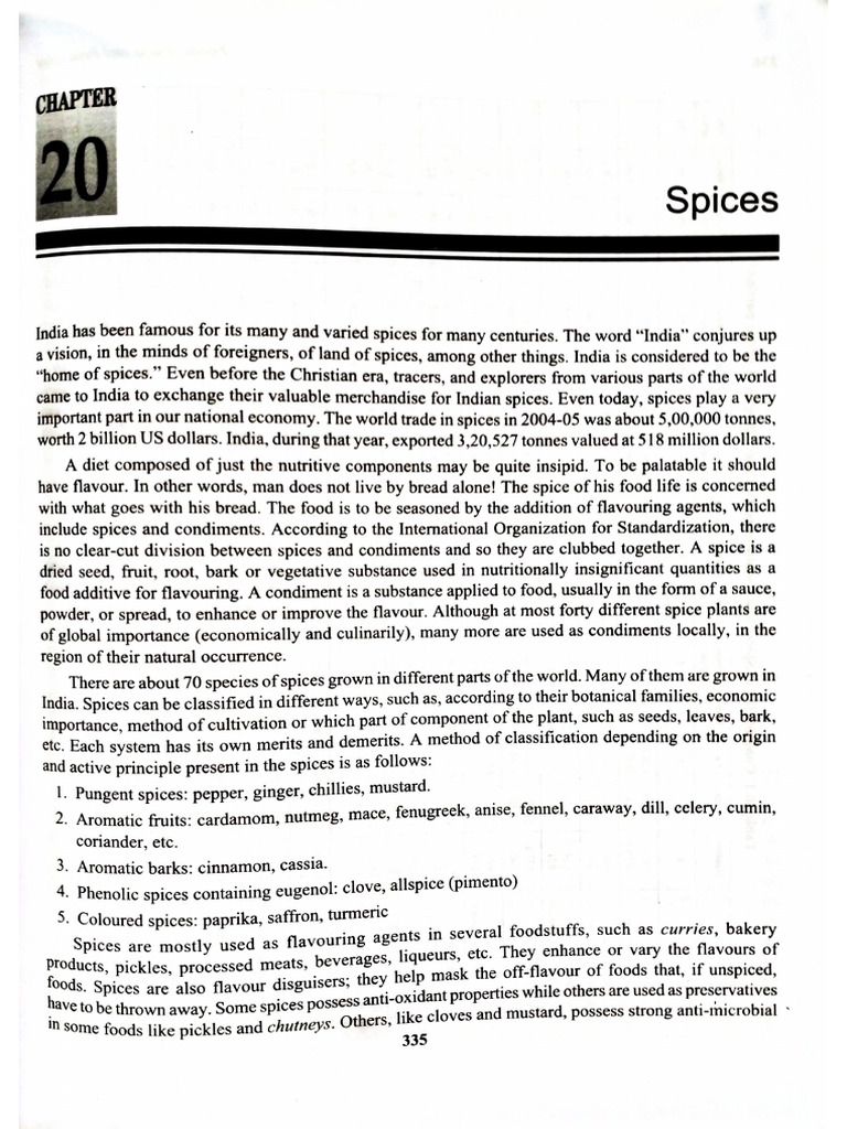 Spices | PDF