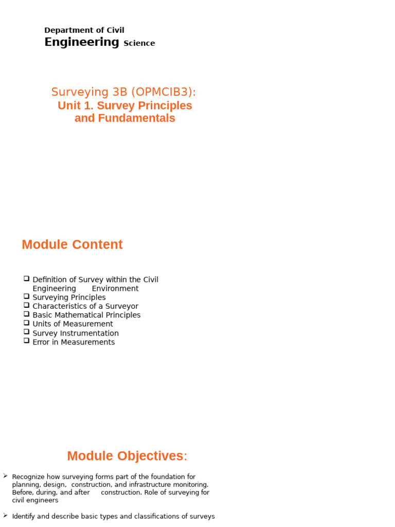 Surveying Principles in Civil Engineering | PDF | Surveying | Topography
