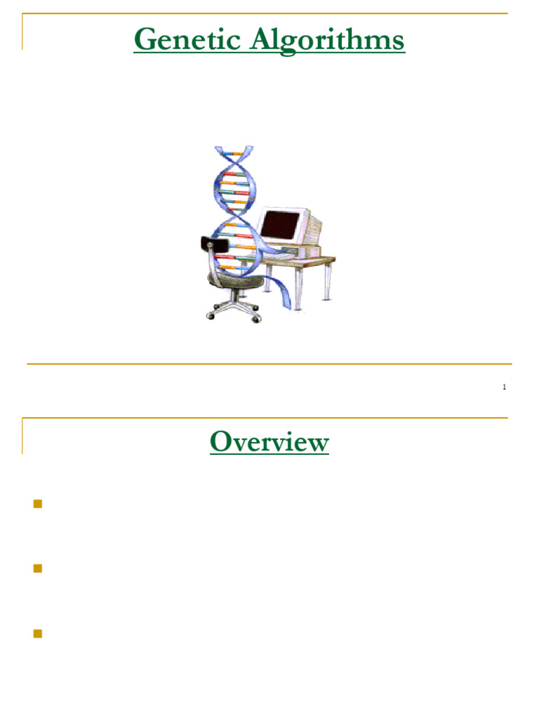 Lecture 14GenticAlgorithms | PDF | Genetic Algorithm | Natural Selection