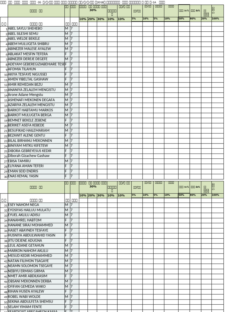 Mark List2018 | PDF