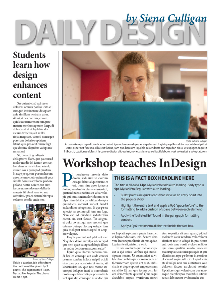 Indesign Project 8 | PDF