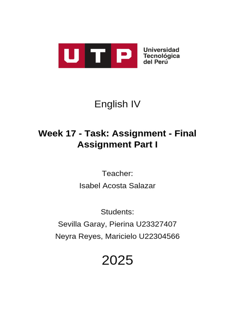 Final Parte 1 | PDF