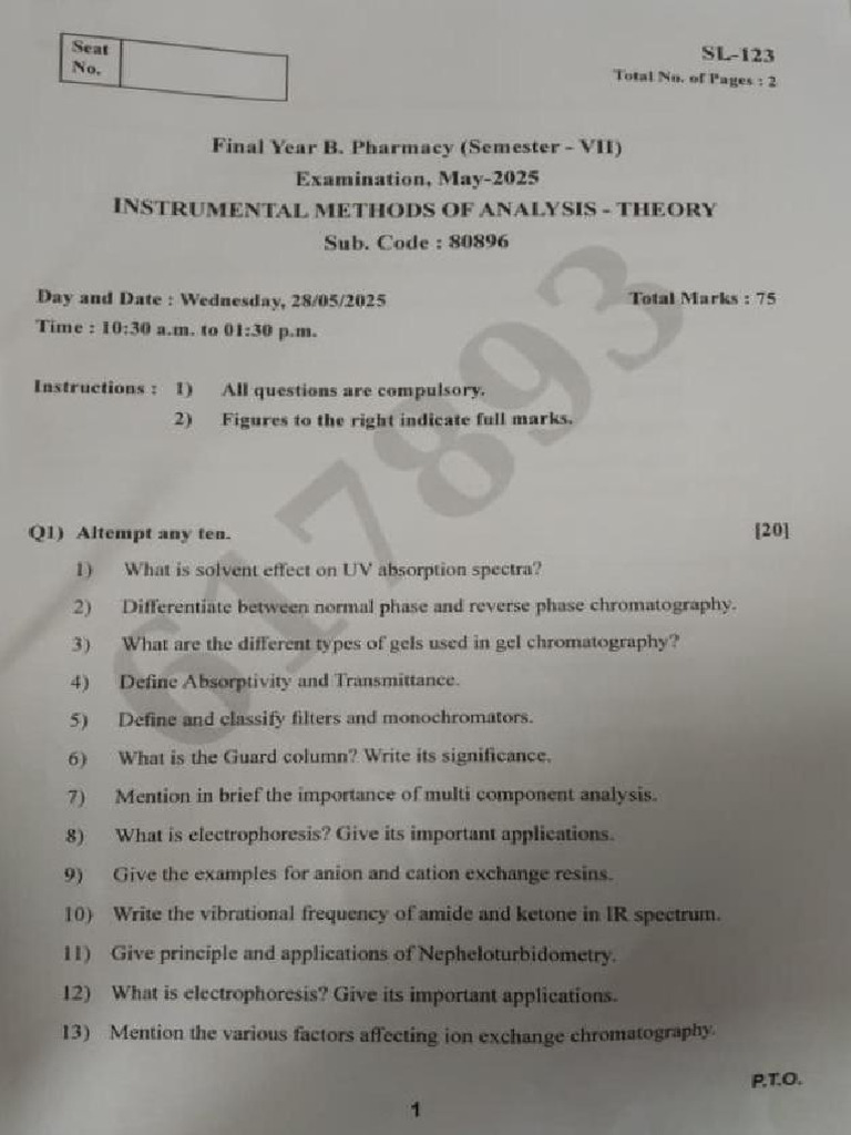 Ima Question Paper | PDF