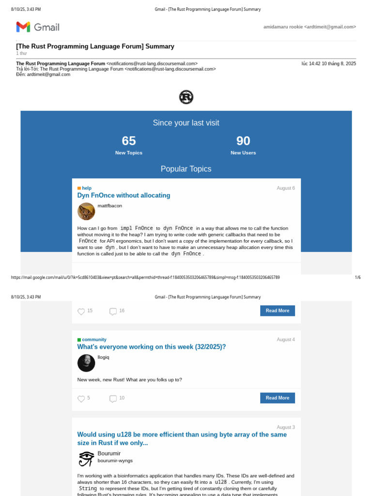 Rust Forum Discussions Summary | PDF | Programming Language | Computer ...