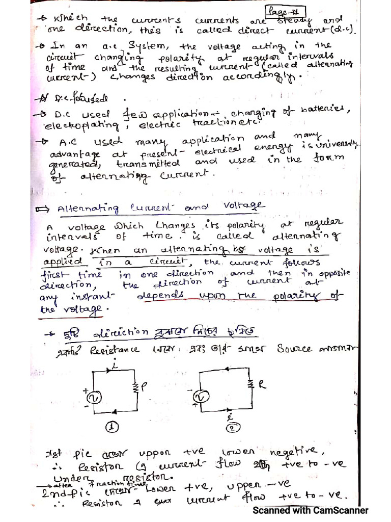 AC CIRCUIT (A.c Fundamental) - 2 | PDF