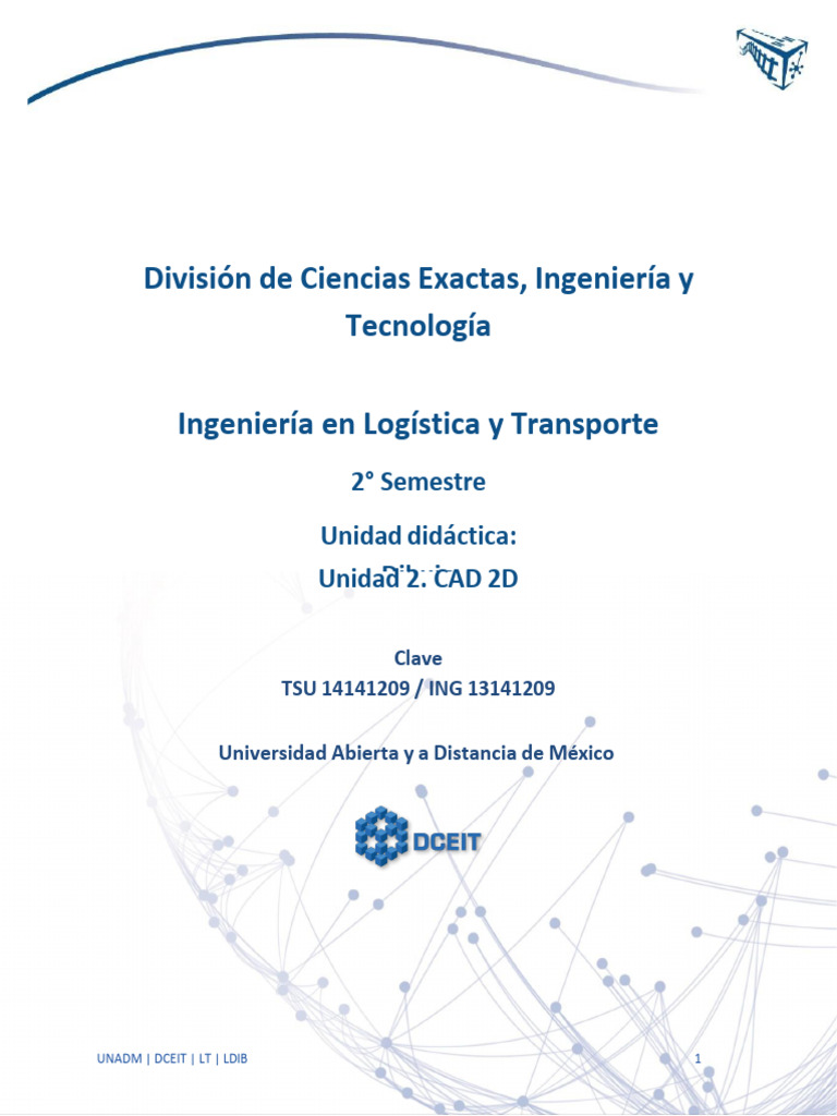 LDIB_U2_Contenido | PDF | Cad automático | Diseño asistido por ordenador