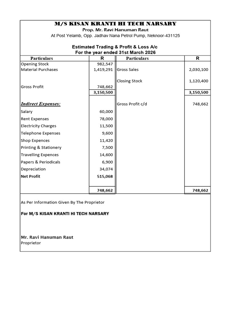 bs 26 r | PDF | Expense | Balance Sheet