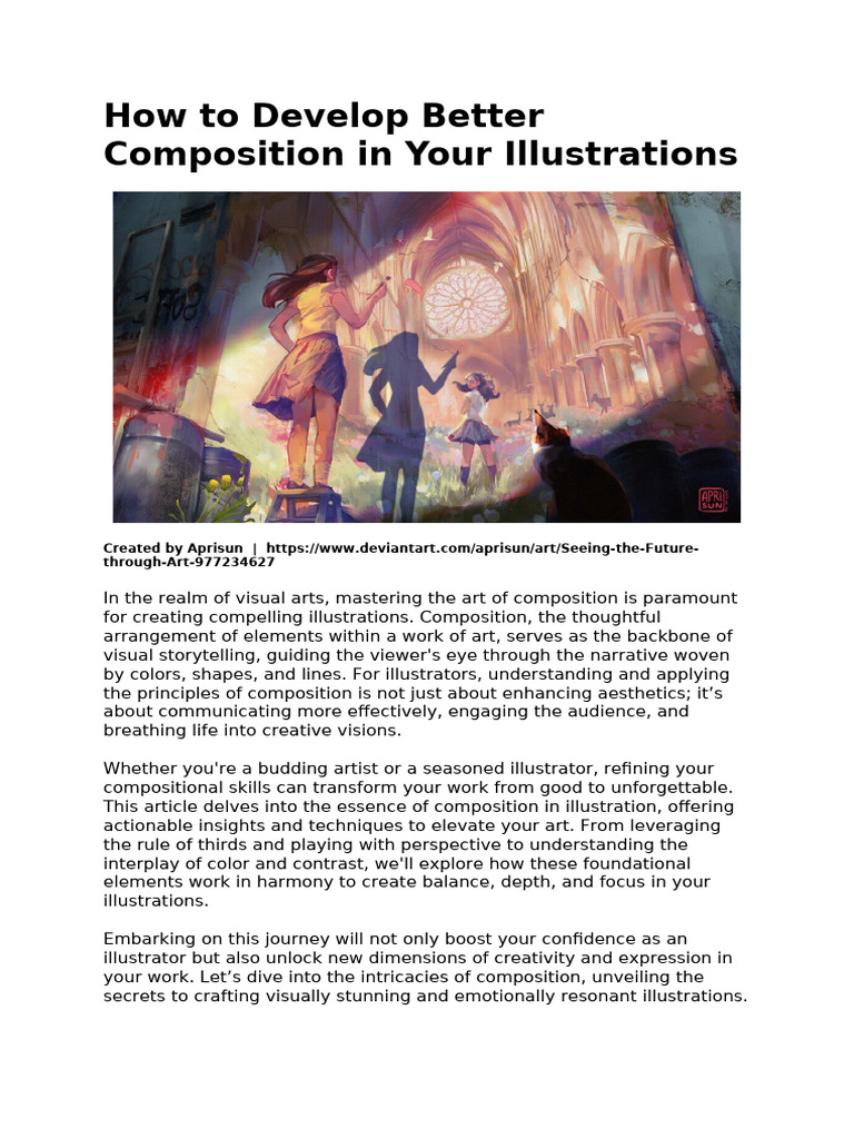 How to Develop Better Composition in Your Illustrations | PDF ...
