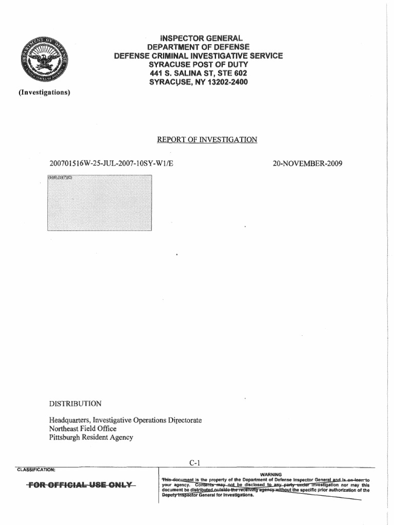 Operation Flicker Reports July 2010 PDF