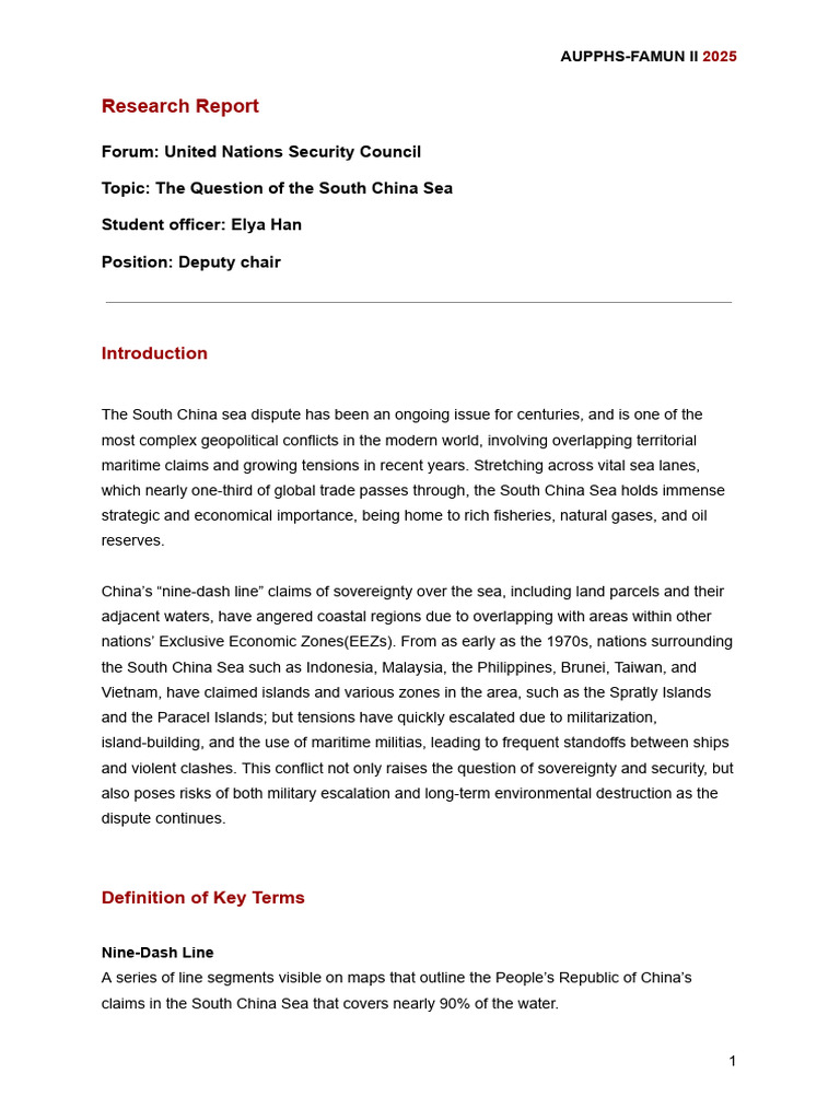 South China Sea Dispute Analysis 2025 | PDF | South China Sea | Global ...