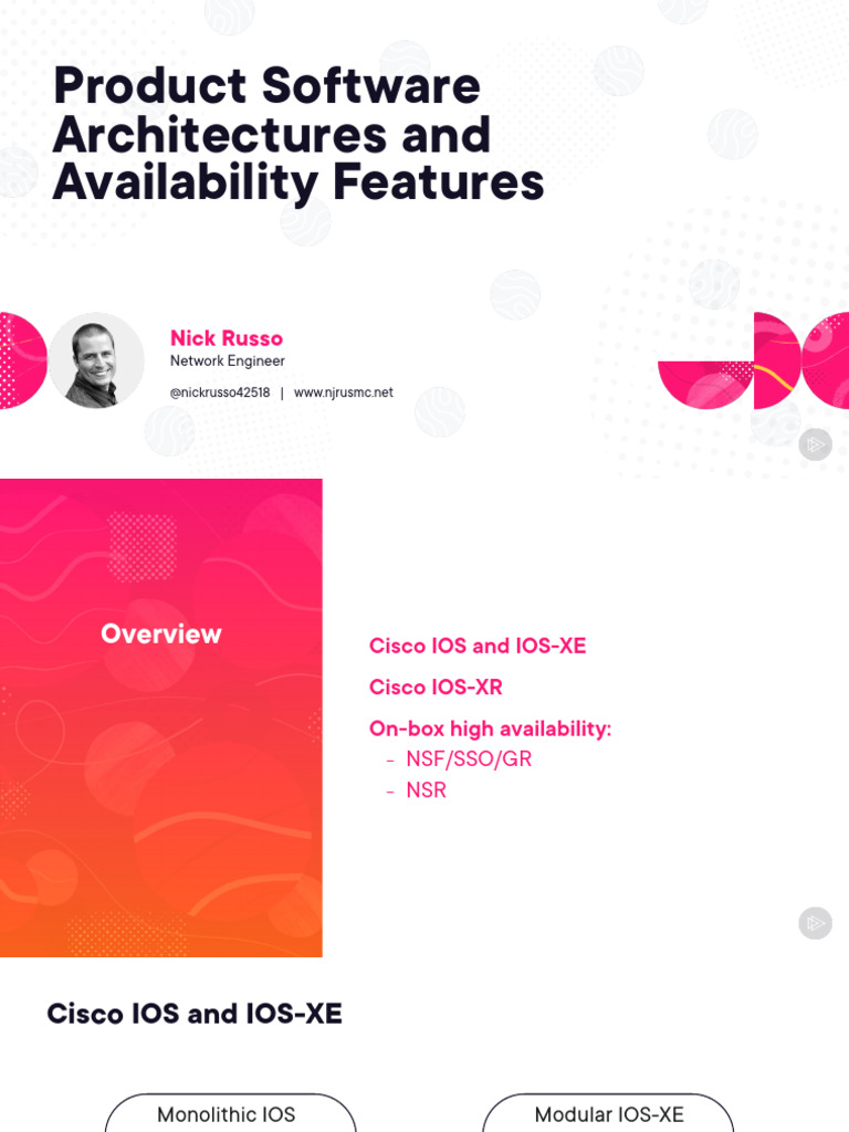 Cisco IOS High Availability Features | PDF | Router (Computing ...