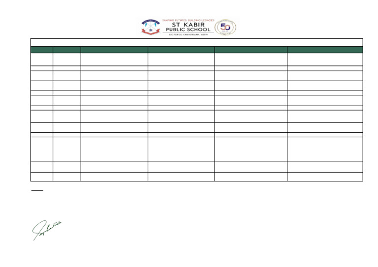 2025-26 Post Mid Term Exam Schedule | PDF