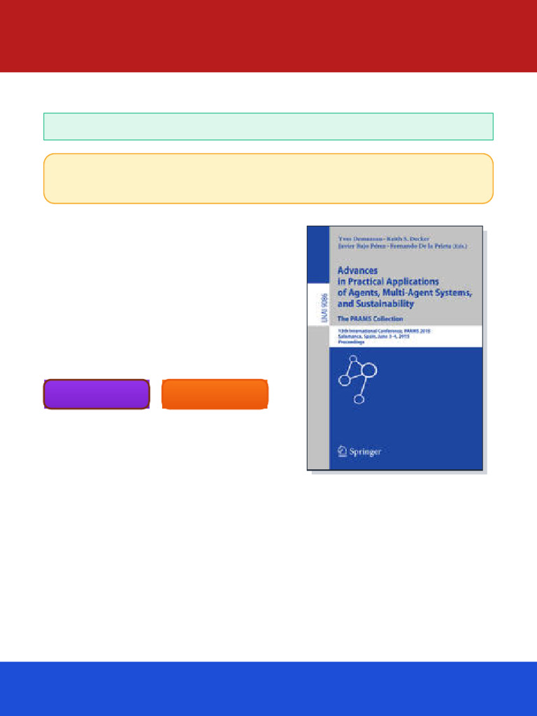 Advances in Practical Applications of Agents Multi Agent Systems and ...