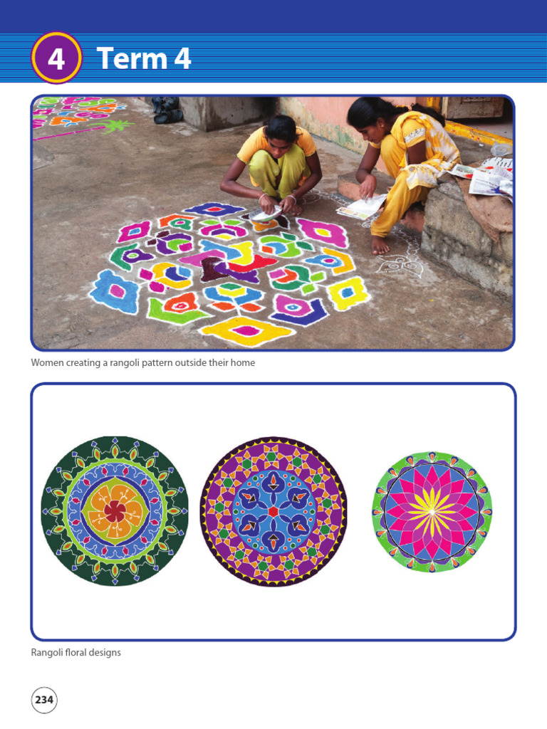 Rangoli Patterns and Transformations Guide | PDF | Cartesian Coordinate ...