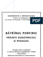 (ParintelePorfirie) Parinte Duhovnicesc Si Pedagog