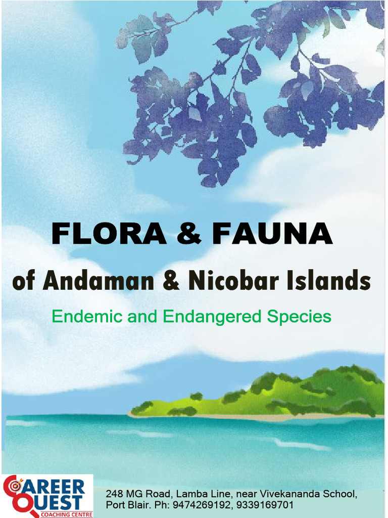 Endemic and Endangered Species of A&N | PDF | Turtle | Sea Turtle