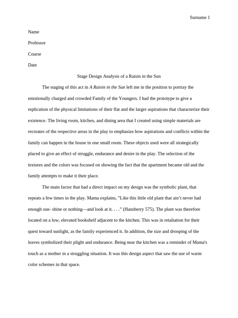 Stage Design Analysis Edited1-1 | PDF