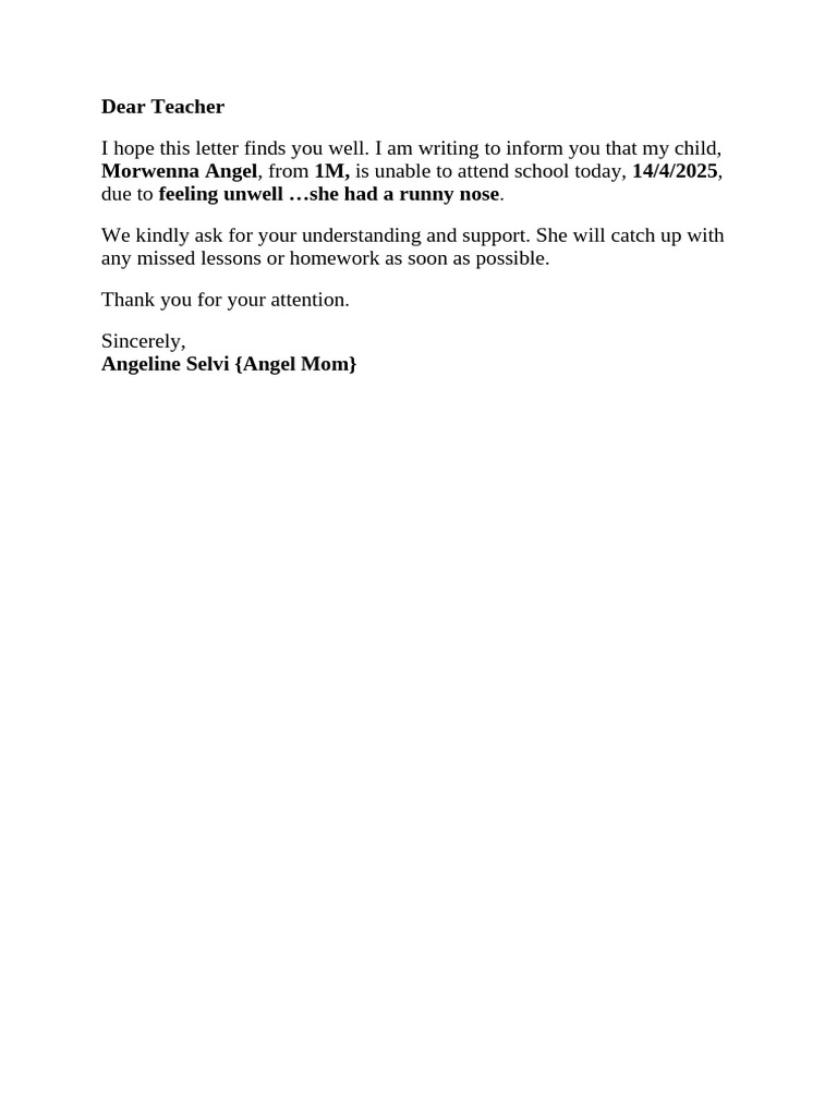 MC Letter Primary School | PDF