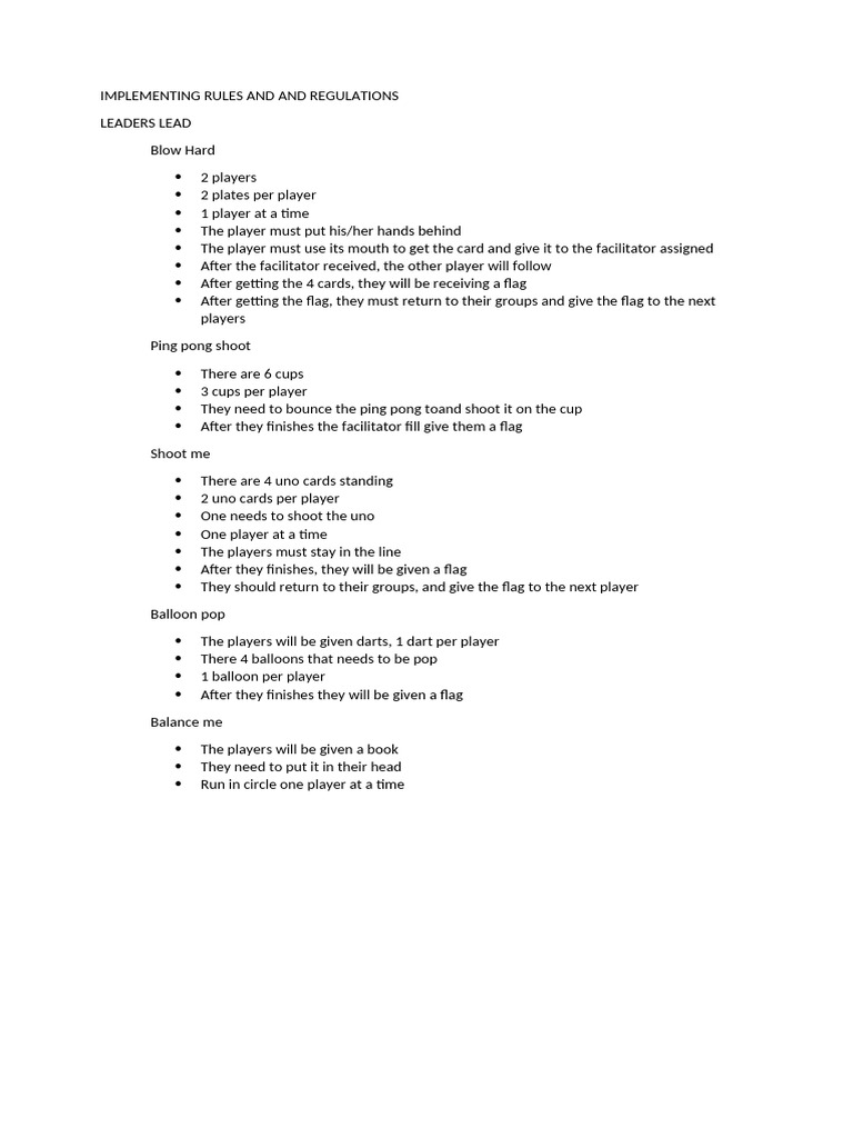 Implementing Rules and and Regulations | PDF