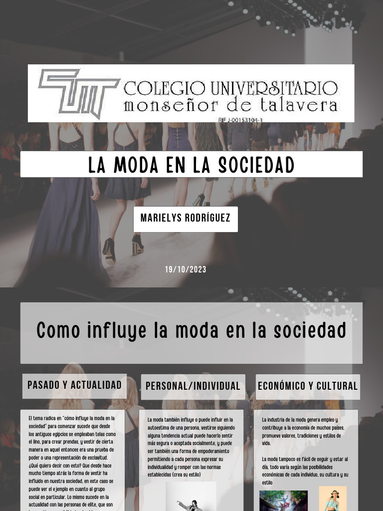 Impacto de la Moda en la Sociedad | PDF | Moda | Sociedad