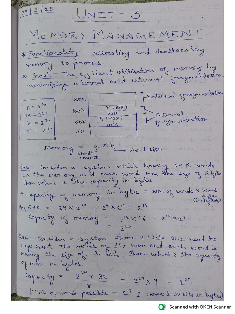 Os Unit 3 | PDF