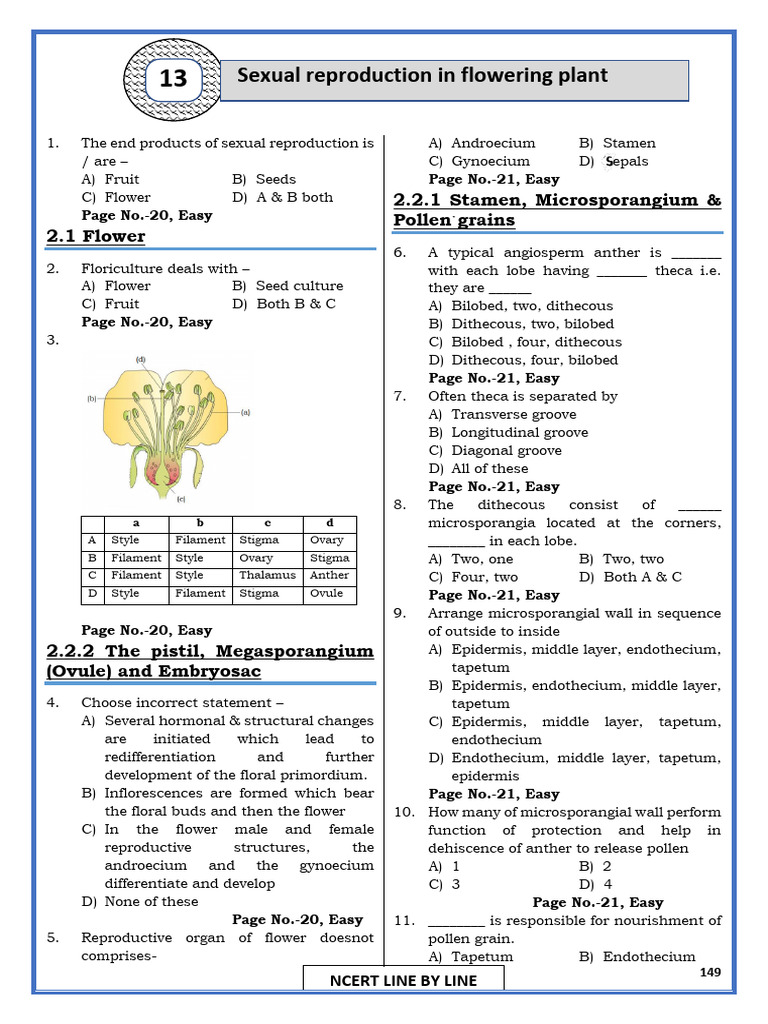 Sexual Reproduction in Flowering Plants | PDF | Pollination | Seed