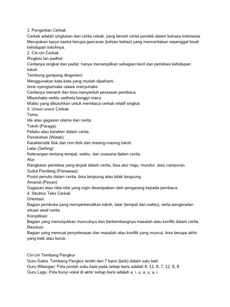 BHS Jawa | PDF