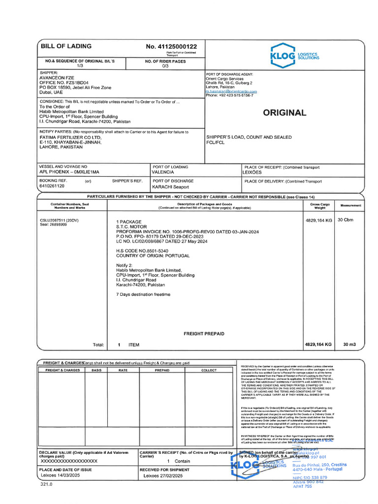 BL Inv PL | PDF