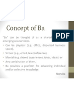 Concept of Ba